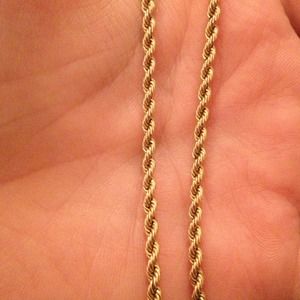 REAL 14k Gold Braided Necklace 💁