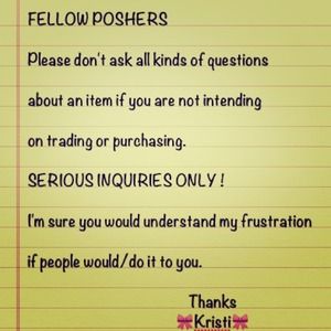 Also be sure to remember posh etiquette