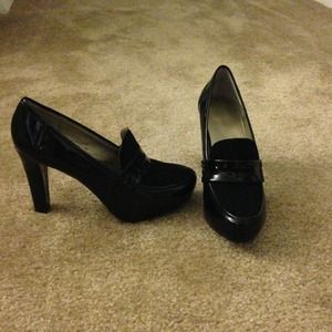 Black loafer pumps sz. 7.5