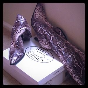 Steve Madden Snakeskin Boots