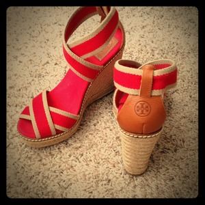 Tory burch Adonis strappy wedge sandals