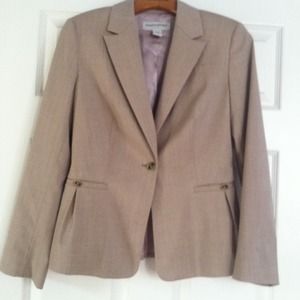 Sz 6 khaki Banana Republic skirt suit