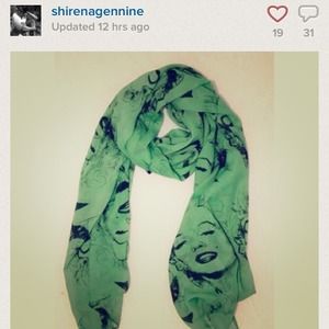 Marilyn Monroe scarf😍 from @shirenagennine