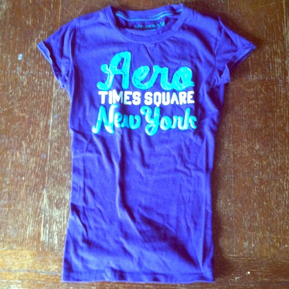 Purple Aéropostale shirt