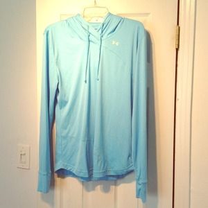 Under Armour XL Heat Gear Light Blue Hoodie