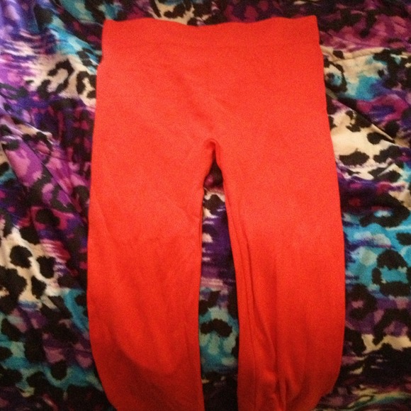 Red leggings!!!