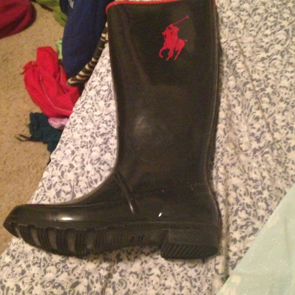 AUTH Polo Rain Boots