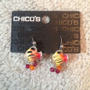 Chico's fish earrings
