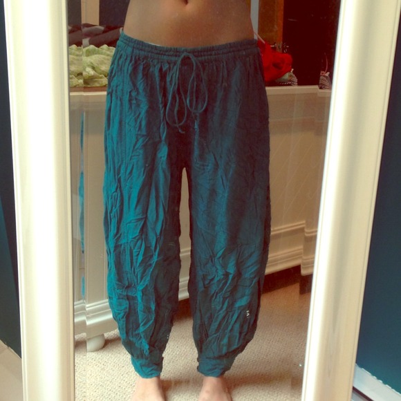 Green Gypsy Pants