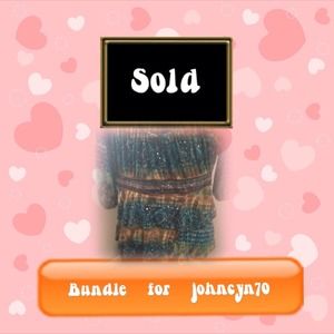 Beautiful blouse 18/20 LB brown with turquoise