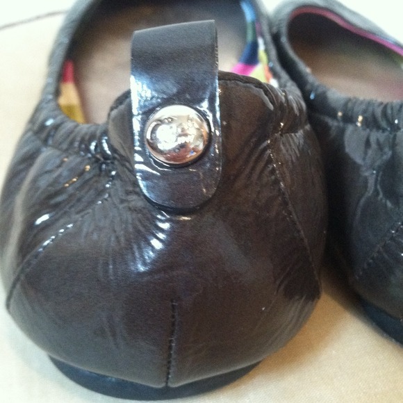 Sold!🎉🎊🎈Host pick🎈🎊🎉Black Coach ballet flats - Picture 2 of 4