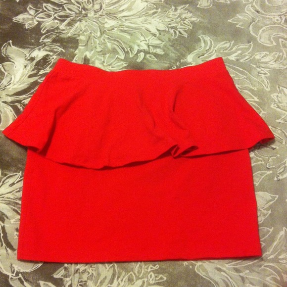 Peplum skirt