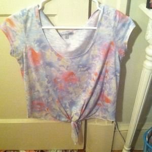 Floral, colorful top!