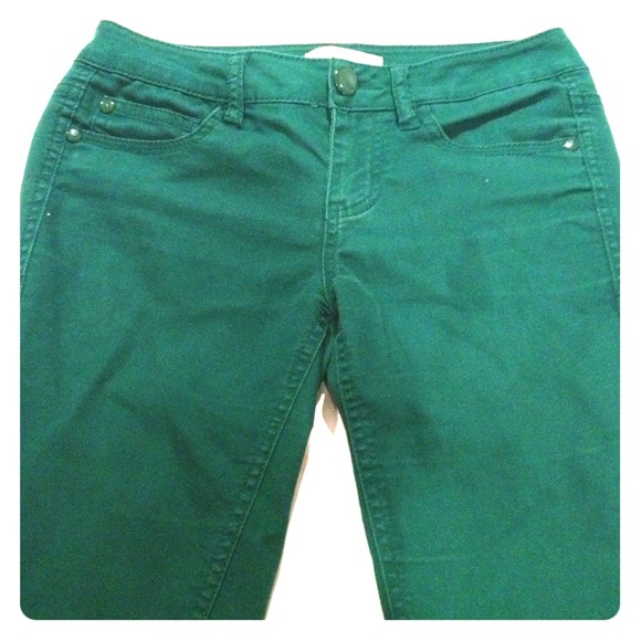 Love Fire Green Skinny Jeans🌸