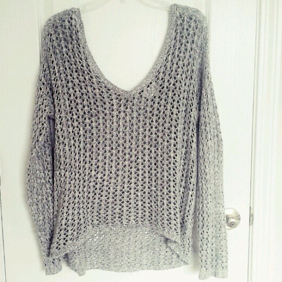 Gilly Hicks Light-Weight Grey Sweater