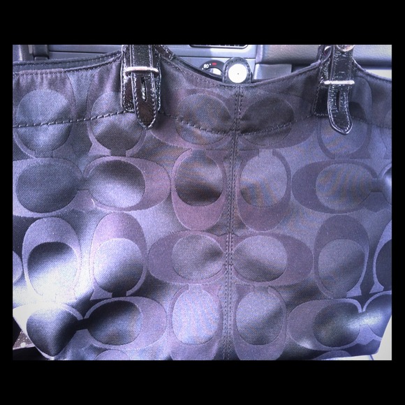 Black Coach Tote Purse