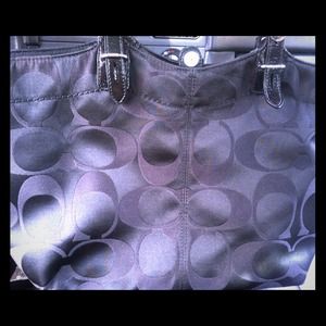 Black Coach Tote Purse