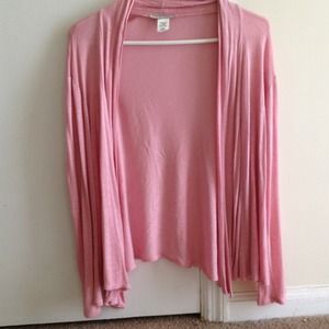 Baby pink wrap/open cover up