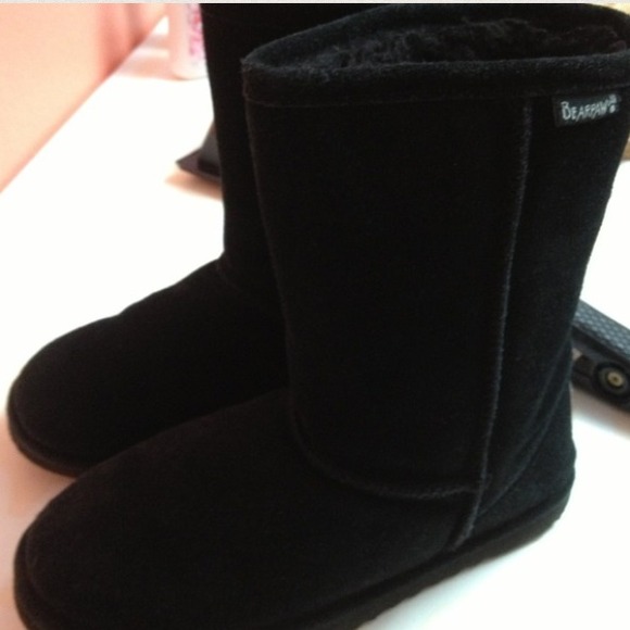 Lightly used bear paw boots