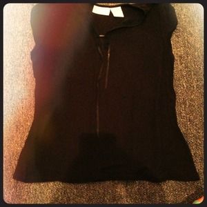 Plain black worthington stretch shirt