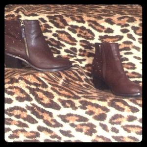 Jazlynn stud ankle booties