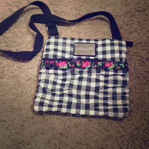 Betsey Johnson Betseyville crossbody checkered bag