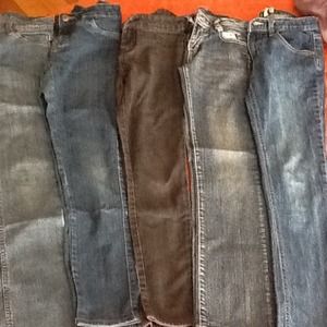 5 pairs of Girls jeans size 12