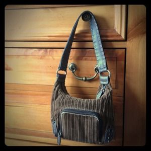 Small, brown, Nine West hand bag