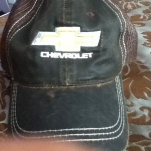 A destroyed looking Chevrolet cap :) new