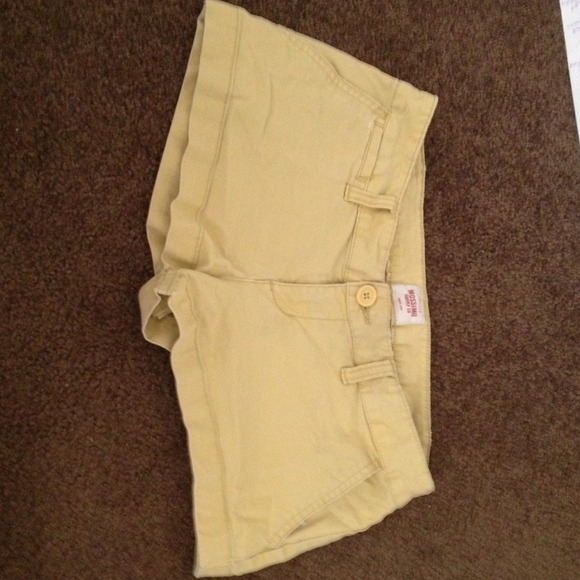 Yellow Mossimo Shorts