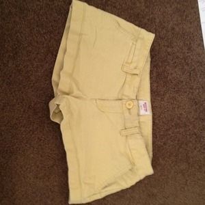 Yellow Mossimo Shorts