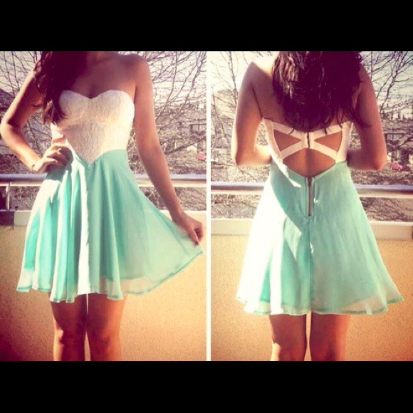 Open back dress