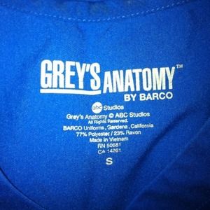 Ceil blue small top scrub