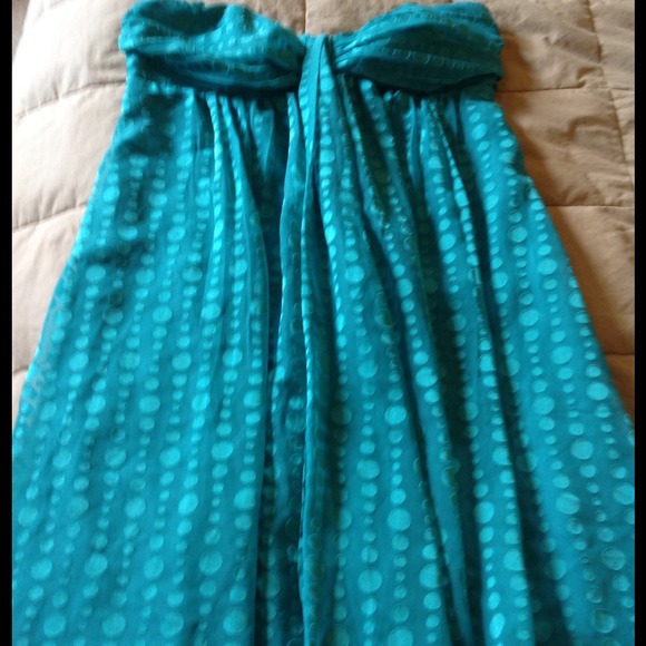 Teal bubble dress - Picture 1 of 3