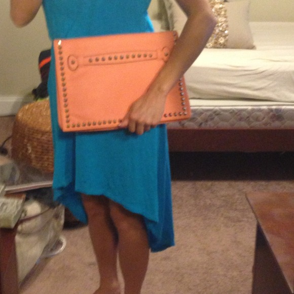 Coral studded big clutch - Picture 4 of 4