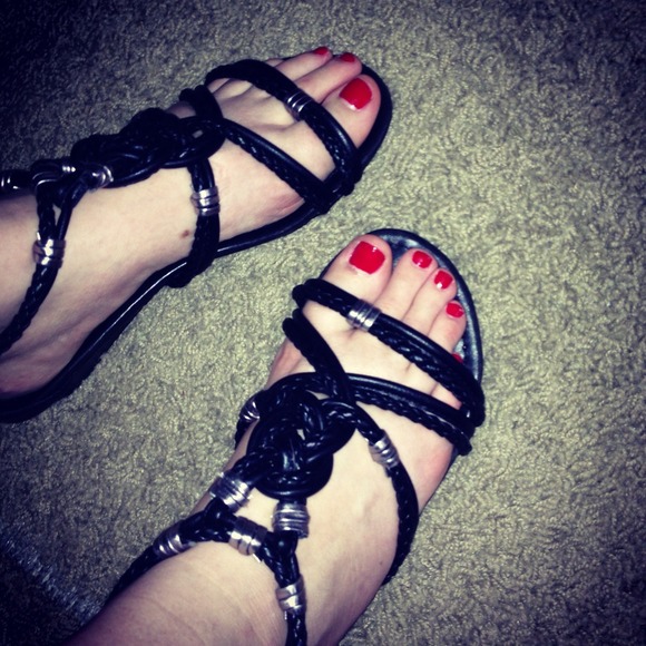 Rope Designed Gladiator Sandals
