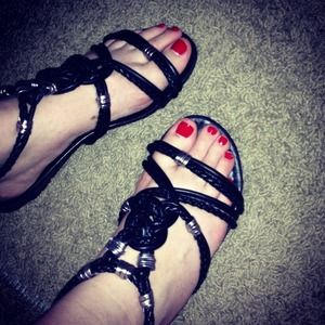 Rope Designed Gladiator Sandals
