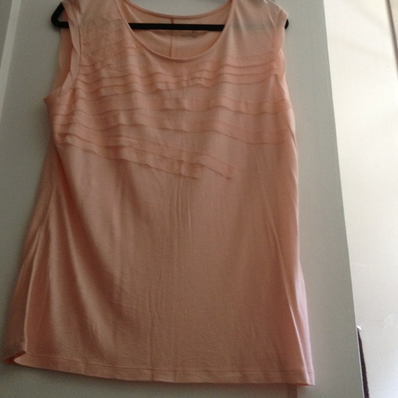 Petal pink colored soft fabric top.