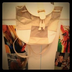 Micheal Stevens genuine leather backpack