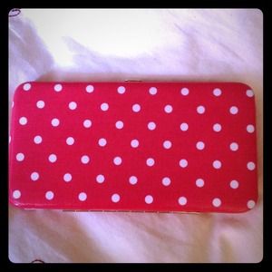 🌟Super Pretty New Pink Polka Dot Wallet🌟
