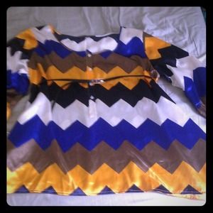 Chevron top by Madison Paige