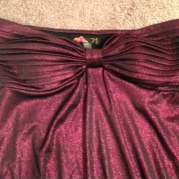 Fuchsia tube top - Picture 2 of 3