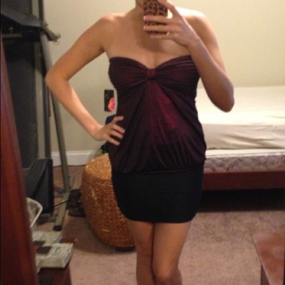 Fuchsia tube top - Picture 1 of 3