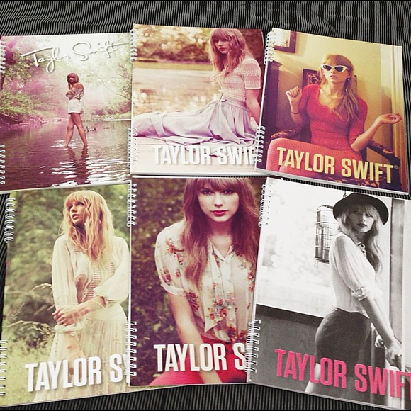 Set of Taylor Swift Spiral Notebooks