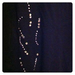 ⚡Reduced⚡💝🎇👀Black top with glittery detail