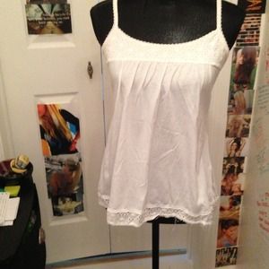 Cute lace baby doll tank top