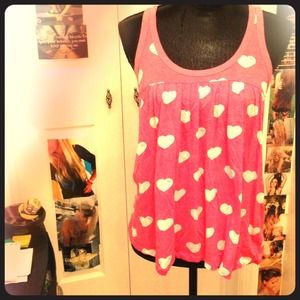 Victoria secret PINK baby doll poke-a-dot tank