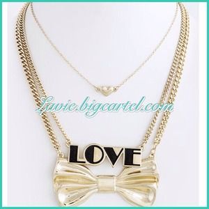 3 string love necklace