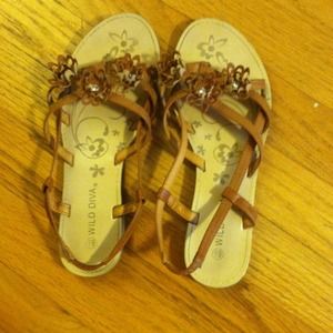 Flower sandals
