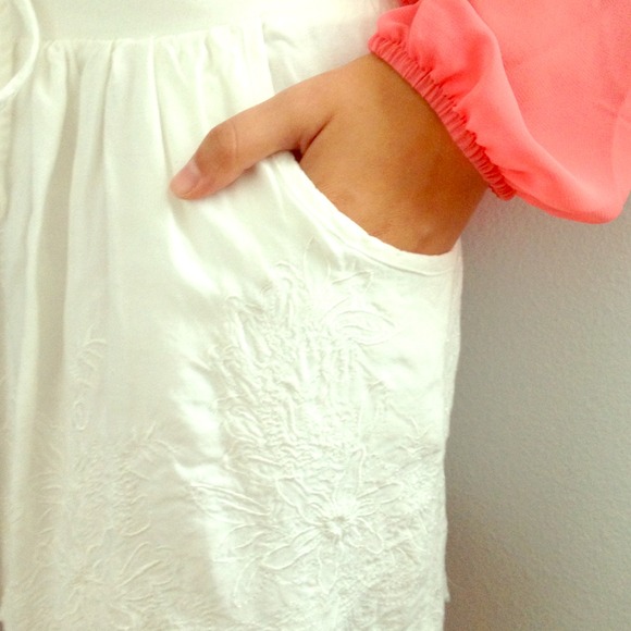White summer skirt
